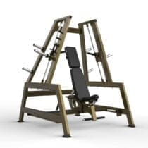 Maquina Dual Press Inclinado y Press Hombros Linea LD Palanca 1008