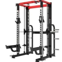 Maquina Multipower Smith con Power Rack Linea RS Strength Hammer.