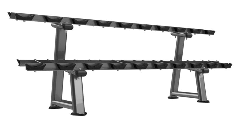 Soporte Mancuernas 10 pares Tubo Oval Linea FW 1015
